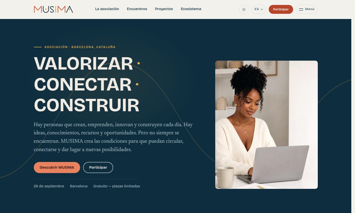 Vista del projecte Musima